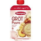 Semper Grötklämmis Äpple, Persika & Banan 120 g