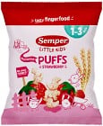 Semper Little Kids Multigrain Puffs Jordgubb 1-3 år, 18 g