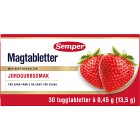 Semper Magtabletter Jordgubb 30 tabletter