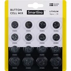 Smartline Button Cell Lithium Mix 16-pack