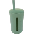 Summerville Mugg med sugrör silikon 200 ml Cameo Green