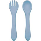 Summerville Sked och gaffel silikon Stone blue
