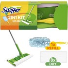 Swiffer 2in1 Kit (1 mopp + 8 torra rengöringsdukar + 1 dammvippa)