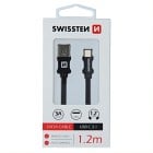 Swissten Textilkabel USB / USB-C
