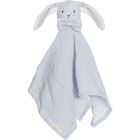 Teddykompaniet Diinglisar Snuttefilt  Kanin Muslin, Babyblå