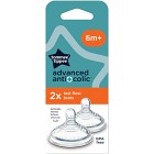 Tommee Tippee Natural Start  Advanced Anti-kolik Flasknapp Fast Flow 2 st