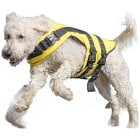 TRIXIE Flytväst för hund M gul/svart 45 cm 45-72 cm