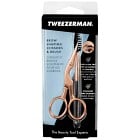 Tweezerman Rose Gold Brow Shaping Scissors & Brush