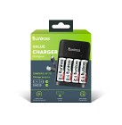 Uniross Batteriladdare inkl 4 st AA-batterier