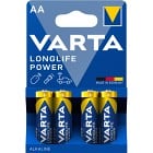 VARTA Batteri AA Longlife Power  4 st