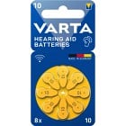 VARTA Hearing Aid Batteries 10,  8-pack