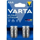 VARTA Ultra Lithium AAA, 4-pack