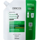Vichy Dercos Anti-Dandruff Shampoo Dry Hair Refill  390 ml