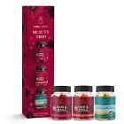 VitaYummy Beauty Trio Giftbox (3x 30st / 1x Hair & Nails Raspberry - 1x Hair & Nails Peach - 1x Collagen Papaya )