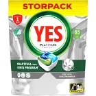 YES Platinum All In One diskmaskinstabletter Regular 65 st