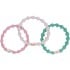 Beige, Pink, Green