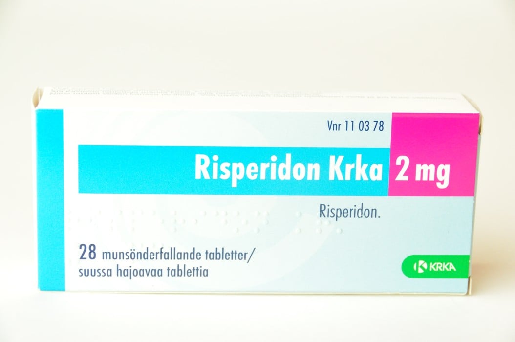 Risperidon Krka, munsönderfallande tablett 2 mg - 28 tablett(er)