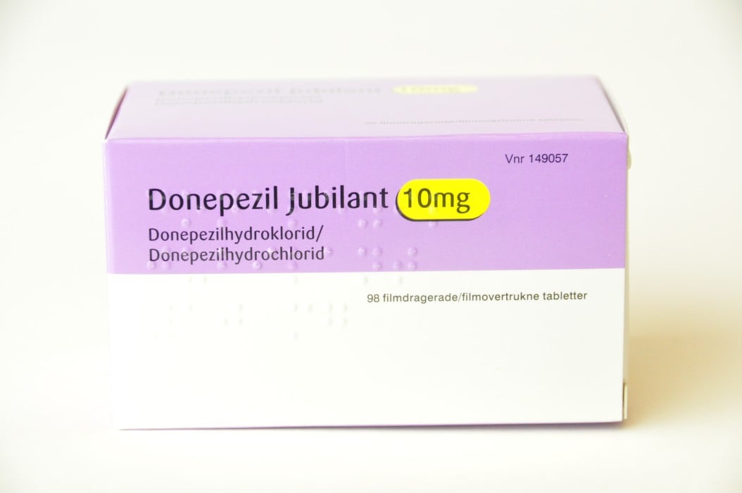 Donepezil Jubilant, filmdragerad tablett 10 mg - 98 tablett(er)