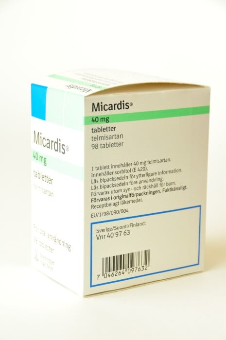 Micardis, tablett 40 mg Boehringer Ingelheim AB - 98 styck