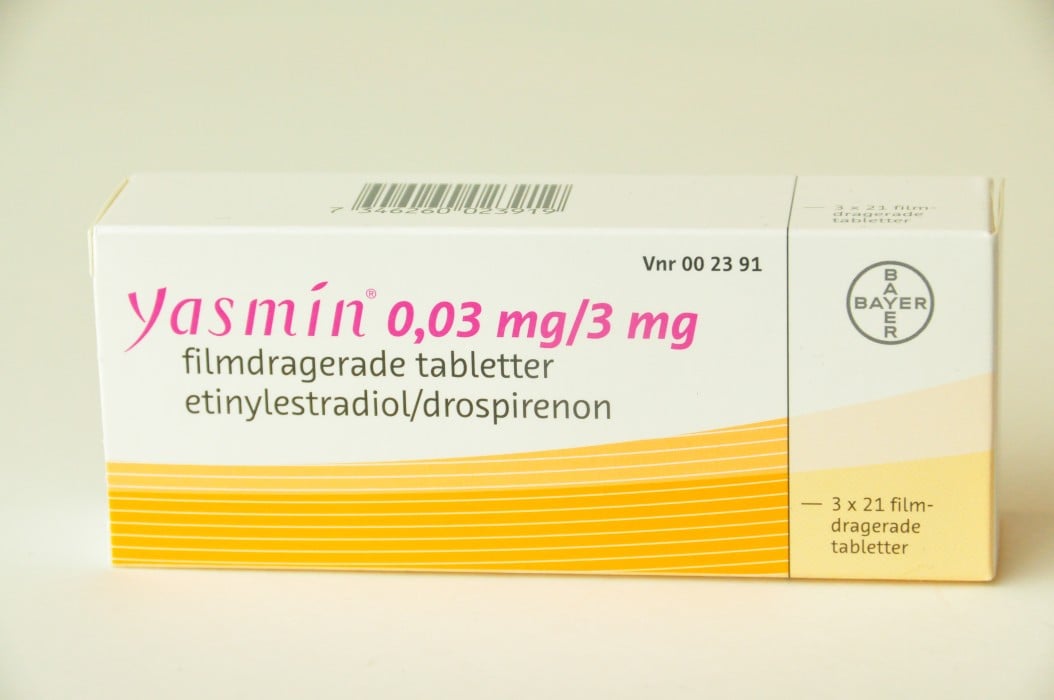 Yasmin, filmdragerad tablett 0,03 mg/3 mg Bayer AB - 3 x 21 tablett(er)