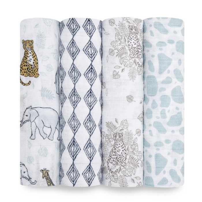 Aden Anais Swaddles Jungle 4-pack