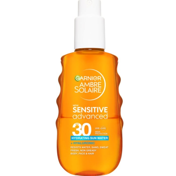 Garnier Ambre Solaire Sensitive Advanced Sun Protection Water SPF30, 150 ml - Solskydd för kroppen - Apotea