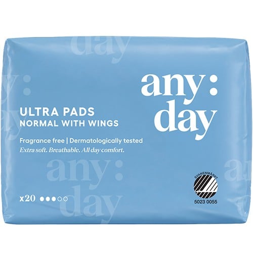 any:day Binda Normal med vingar 20-pack