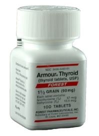 Armour Thyroid, tablett 90 mg - 1 styck