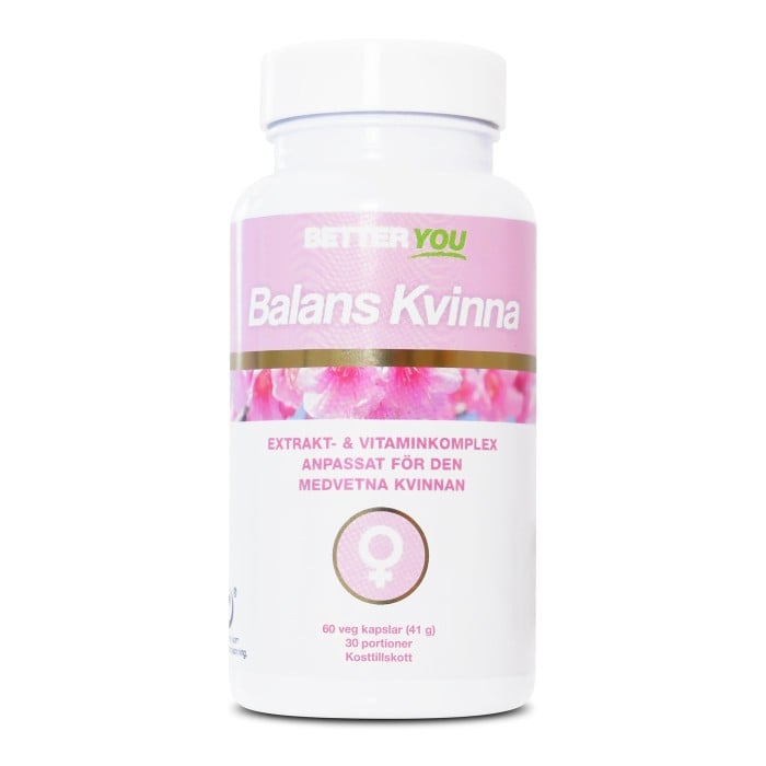 Better You Balans Kvinna 60 kapslar - PMS & Klimakteriet - Apotea