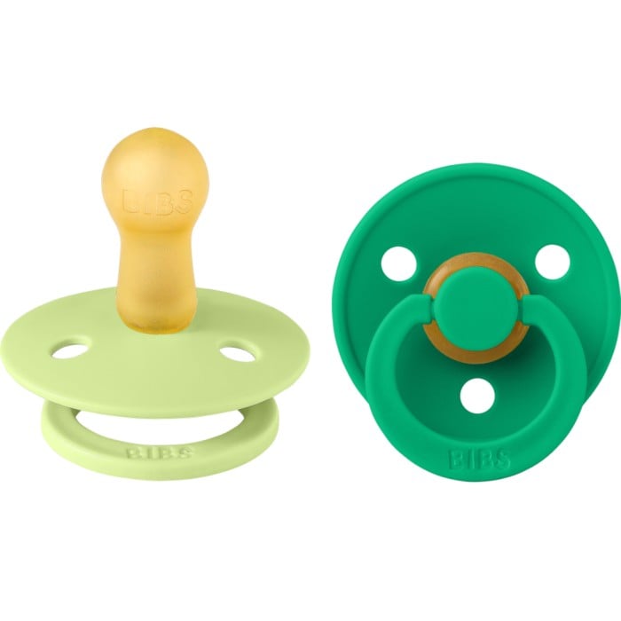 BIBS Pacifier Colour 2-pack Latex Size 2, Matcha/Cactus - Nappar - Apotea