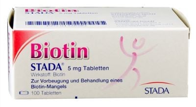 Biotin Stada, tablett 5 mg - 1 styck