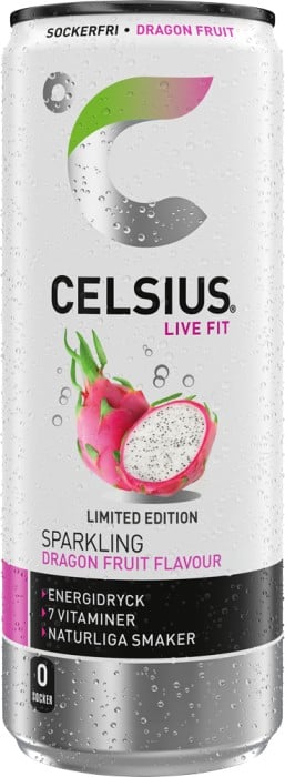 Celsius Dragon Fruit 250 ml