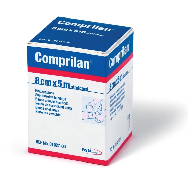 Comprilan lågelastisk kompressionsbinda 8 cm x 5 m