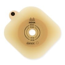 Dansac Nova 2 hudskyddplatta 85 x 85 mm, ring 36 mm, hål 25-28 mm 5 st