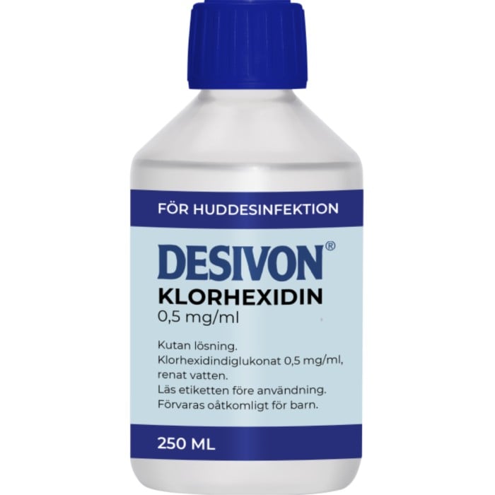 DESIVON Klorhexidin 0,5 mg/ml 250 ml - Sårrengöring - Apotea