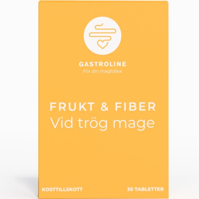Gastroline Frukt & Fiber 30 tabletter - Fibrer - Apotea