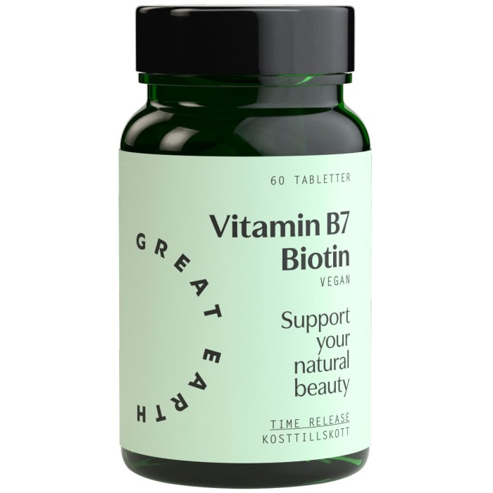 Köp Great Earth Vitamin B7 60 tabletter på apotea.se