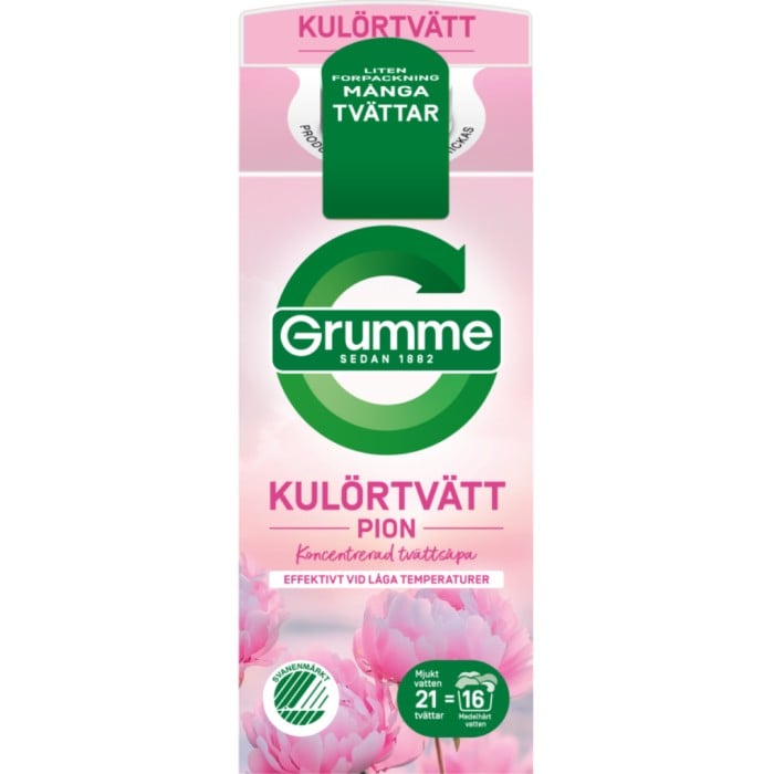 Grumme Kulörtvätt Pion 750 ml - Tvätt - Apotea