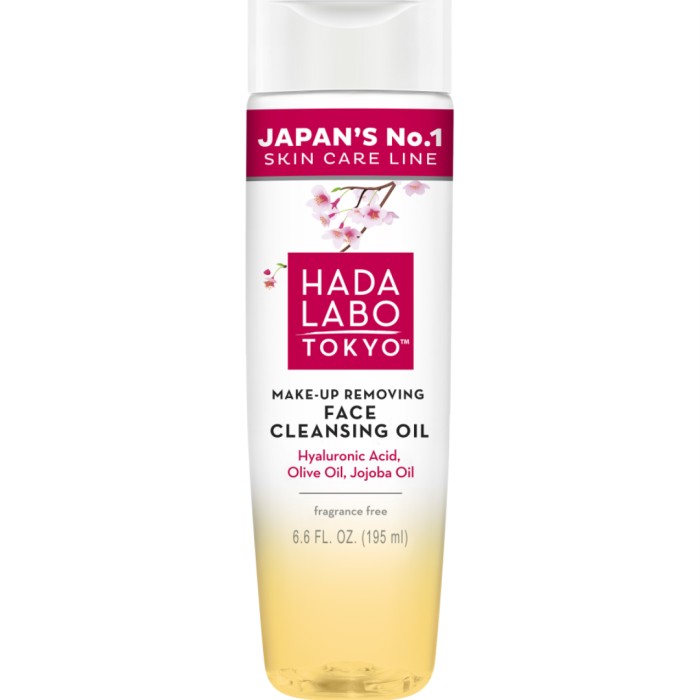 HADA LABO TOKYO Make-Up Removing Face Cleansing Oil 195 ml - Ansiktsrengöring - Apotea