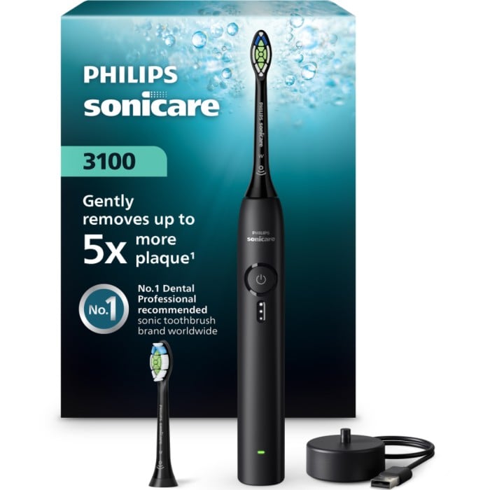 Philips Sonicare HX4032/32 3100 Series eltandborste, Svart - Eltandborstar - Apotea