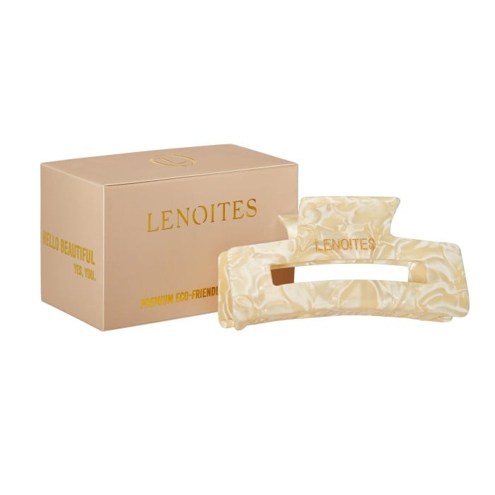 Lenoites Hair Claw Champagne Pearl