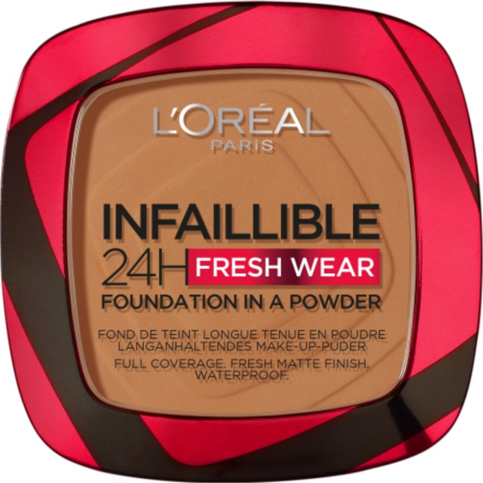 L'Oréal Paris Infaillible 24h Fresh Wear Powder Foundation Sienna 355 - Smink - Foundation - Apotea