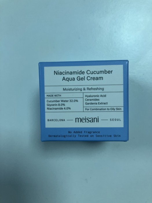 Meisani Niacinamide Cucumber Aqua Gel Cream 15 ml