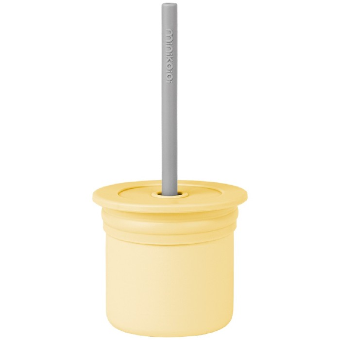 Minikoioi Drick- och snacksset Gul Grå - apotea > foralder-barn > ata-dricka-sjalv > pipmuggar-termosar-flaskor > Pipmuggar Termosar & Flaskor -