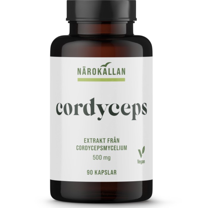 Närokällan Cordyceps 90 kapslar - Kosttillskottkomplement - Apotea