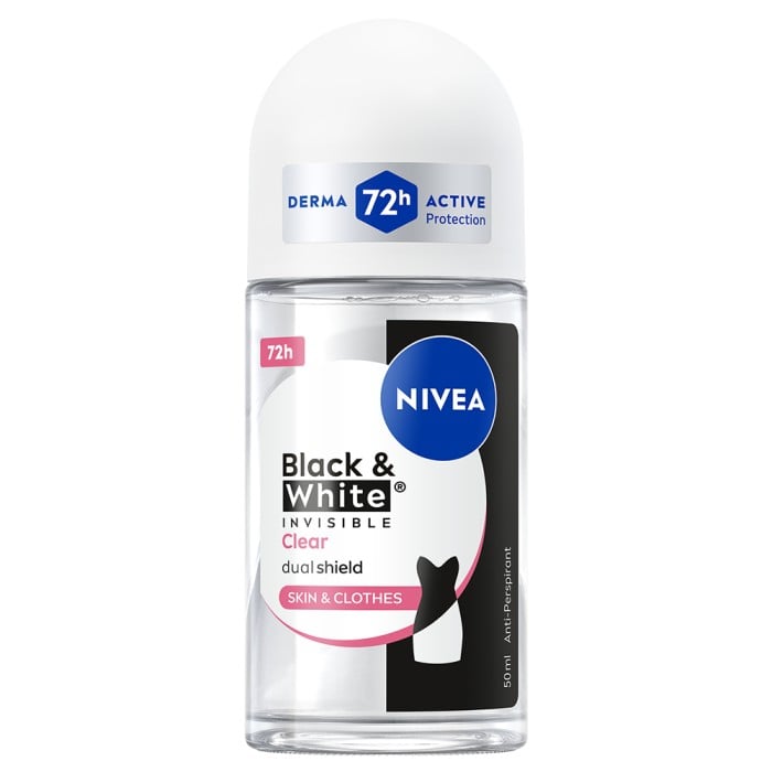 NIVEA Antiperspirant Deo Black & White Original Roll On 50 ml - Deodorant - Apotea