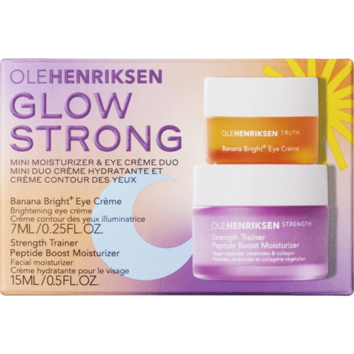 Ole Henriksen SETS Strength Trainer Moist 15 ml + Banana Brigth Eye Creme 7 ml - Dagkräm - Apotea