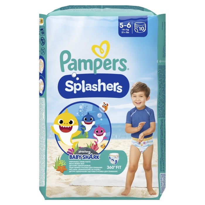 Pampers Splashers Swimpants S5-6 (14+kg) 10 st