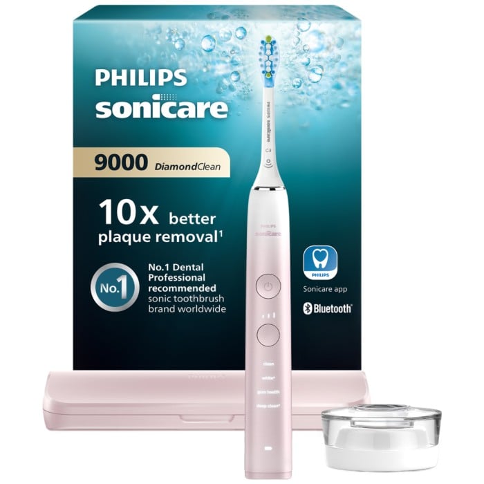 Philips Sonicare Diamond Clean 9000 Rosa/Vit