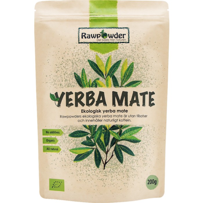 Rawpowder Yerba Mate 200 g - Te & Kaffe - Apotea
